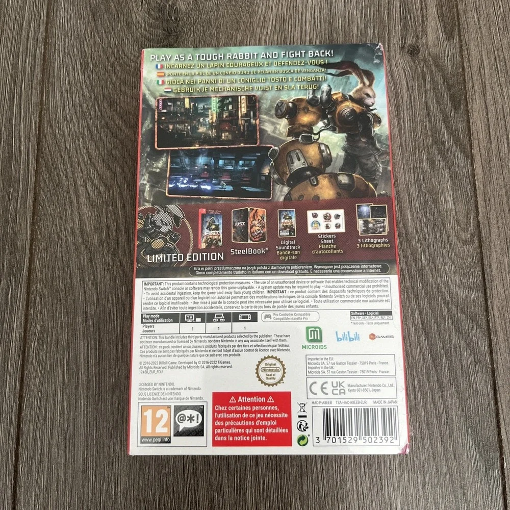 F.I.S.T.: Forged In Shadow Torch (Limited Edition) (PAL) (Nintendo Switch) NEW